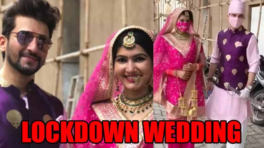 Take A Lockdown Wedding Style Inspiration From Manish Raisinghan and Sangeita Chauhaan