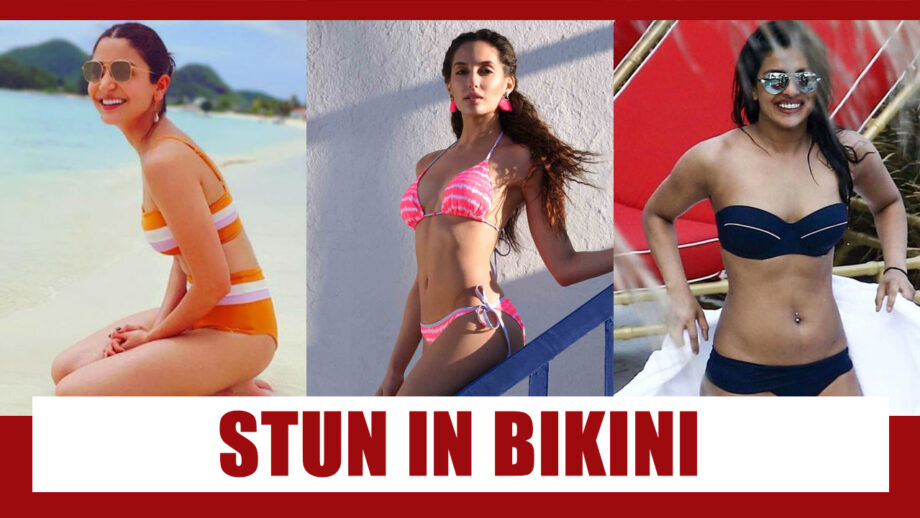 Take Cues From Anushka Sharma, Nora Fatehi And Priyanka Chopra For Nailing the Bikini Body Look