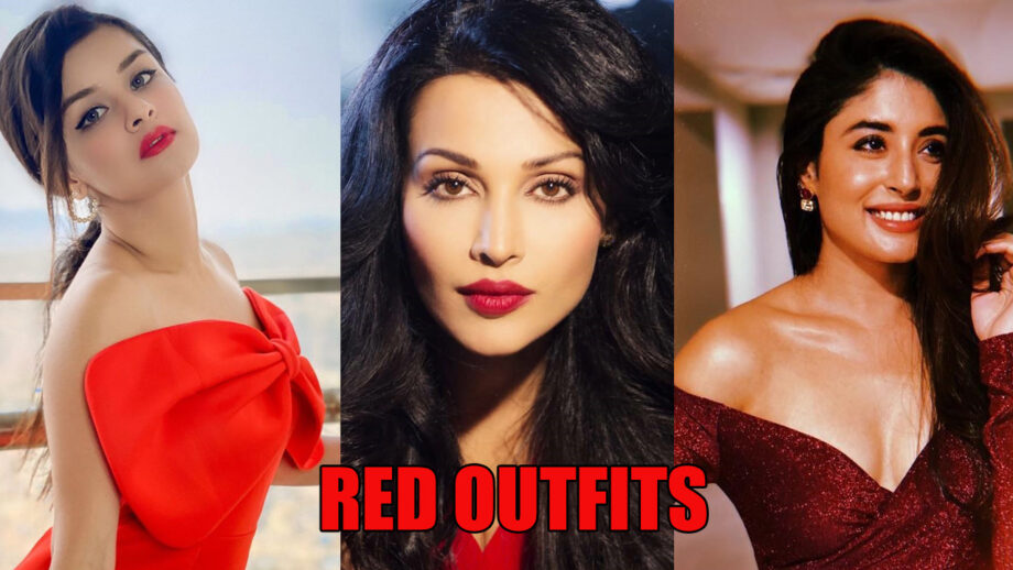 Take Tips from Avneet Kaur, Flora Saini, Kritika Kamra To Wear Red in Stylish Ways 1