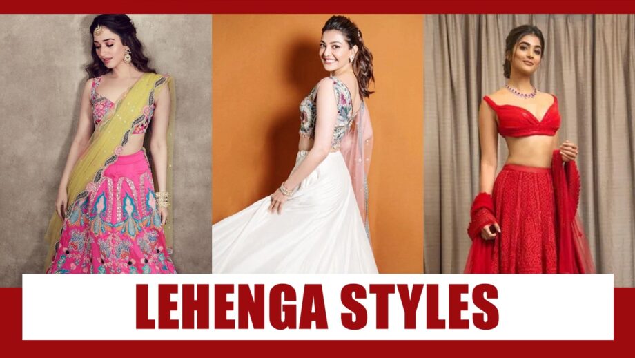 Tamannaah Bhatia, Kajal Aggarwal, Pooja Hegde: Celeb-approved lehenga styles for you and your bridesmaids 3
