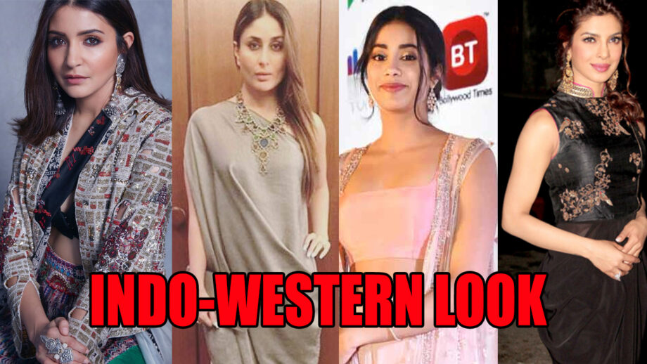 These Pictures Of Anushka Sharma, Kareena Kapoor, Janhvi Kapoor, And Priyanka Chopra Are Truly Giving Us Indo-Western Fashion Goals 5