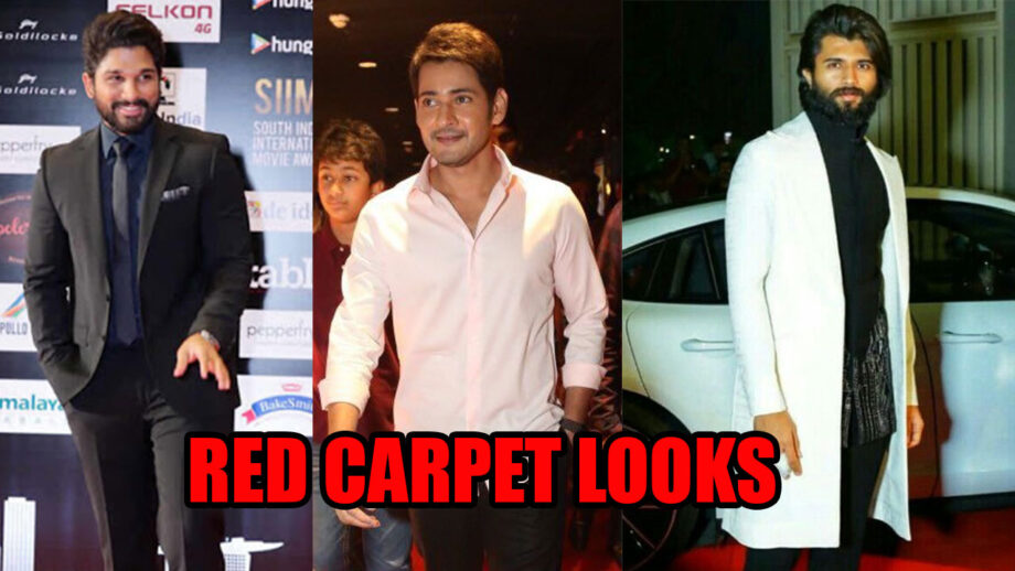 These Red Carpet Looks Of Allu Arjun, Mahesh Babu, And Vijay Deverakonda Make Us Go Aww!