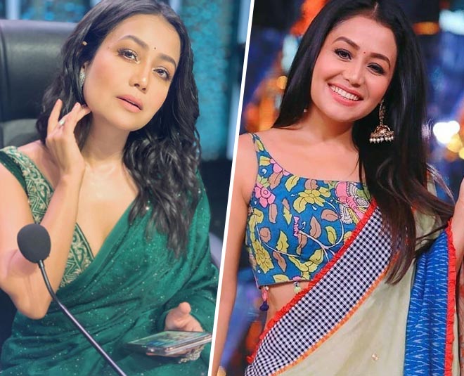 Times When Neeti Mohan, Dhvani Bhanushali and Neha Kakkar Slayed The Saree Look To Perfection 1