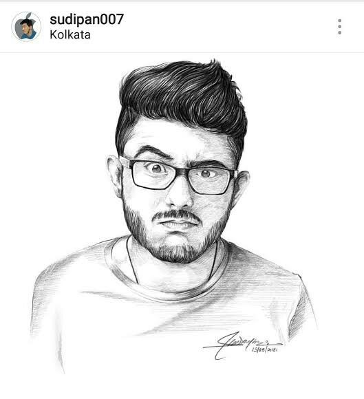 Top 5 Fan-Made Pictures Of Carryminati - 4