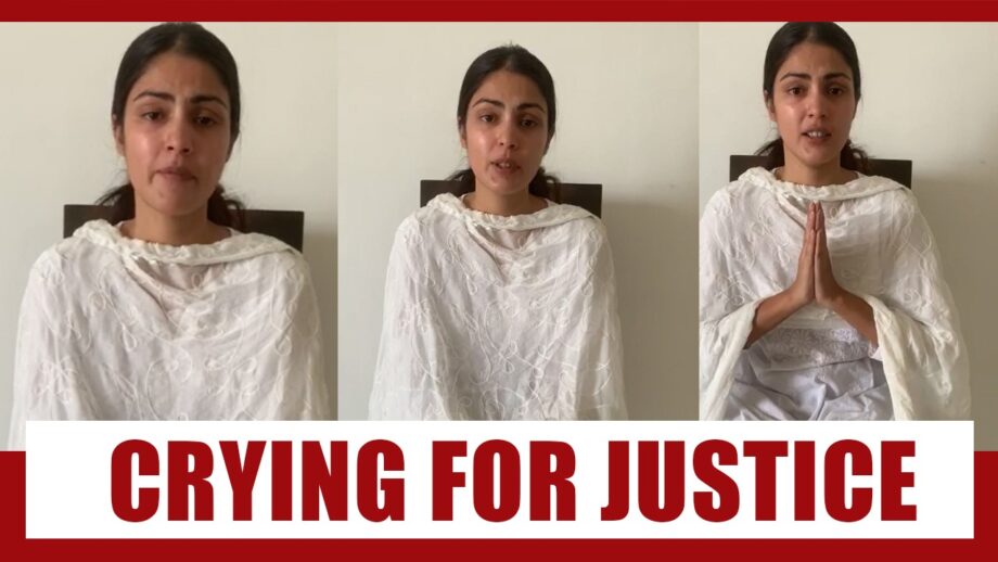 'Truth shall prevail' - Sushant Singh Rajput's ex-girlfriend Rhea Chakraborty's video crying for justice goes viral on the internet