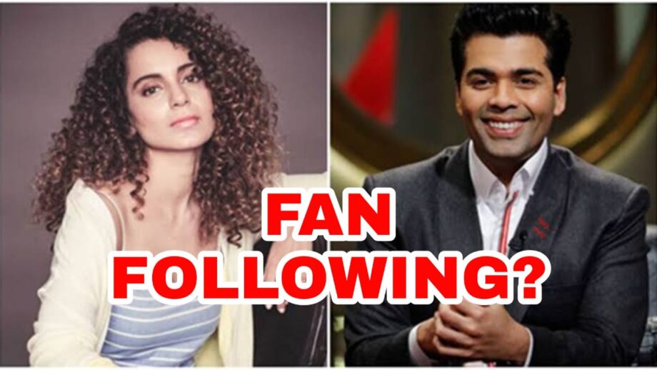 Twitter Battle: Kangana Ranaut VS Karan Johar: Who Has More FAN Following?