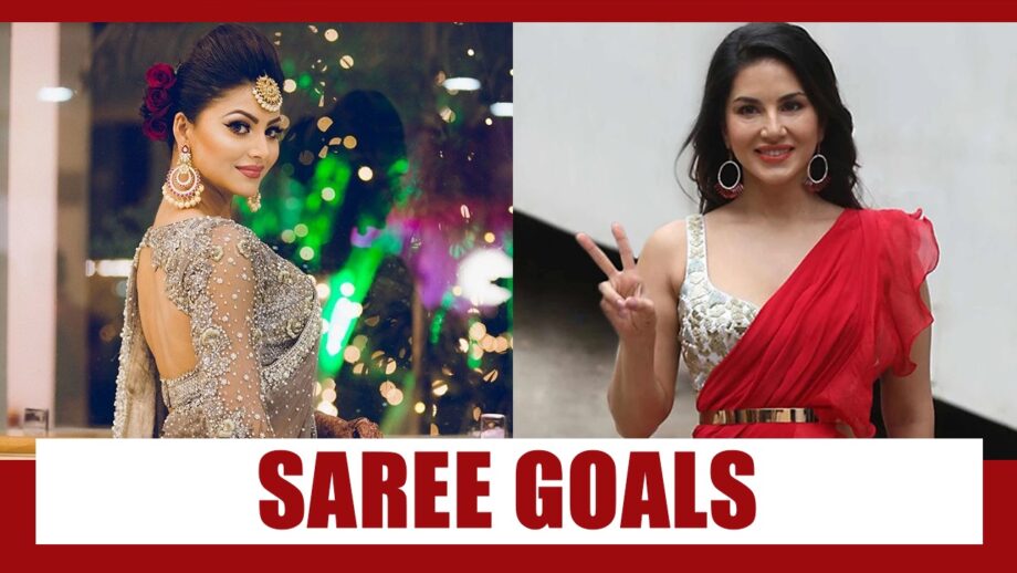 Urvashi Rautela And Sunny Leone’s Saree Looks That Gave Us Saree-Not-Sorry Goals 2