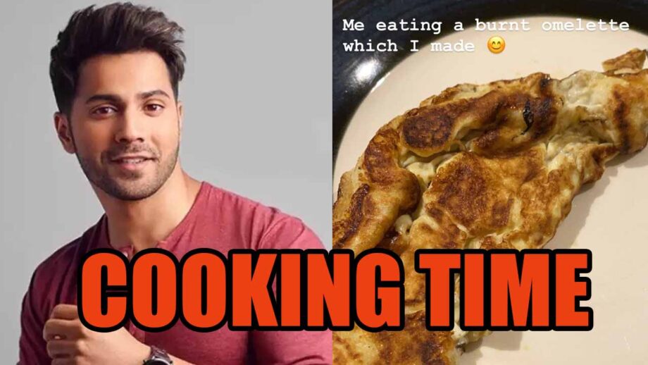 Varun Dhawan eats self-made burnt omelette 2