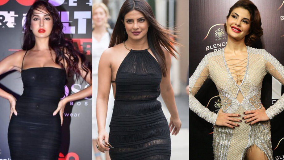 VOTE! Nora Fatehi, Priyanka Chopra, Jacqueline Fernandez: Who Wore Best Bodycon Outfit?