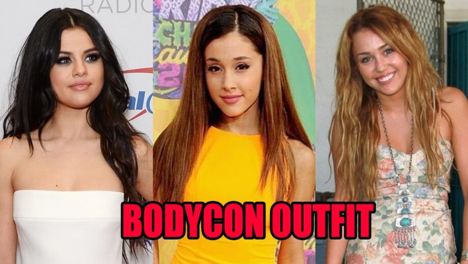 VOTE! Selena Gomez, Ariana Grande, Miley Cyrus: Who Wore The Best Bodycon Outfit? 3