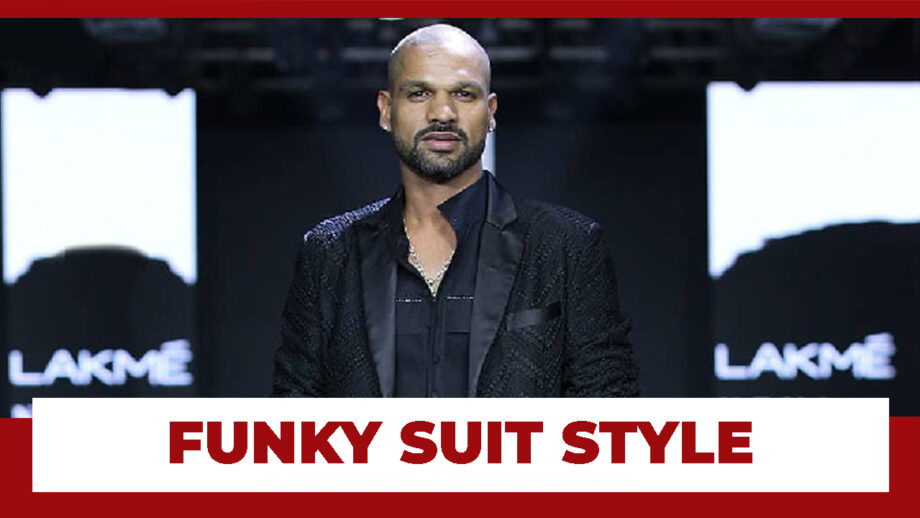 We Love These Funky Suit Styles Of Shikhar Dhawan