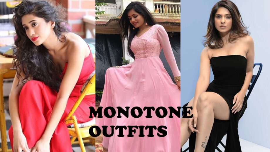 Whose Monotone Outfits Are Stylish? Learn From Shivangi Joshi, Jennifer Winget, Rhea Sharma