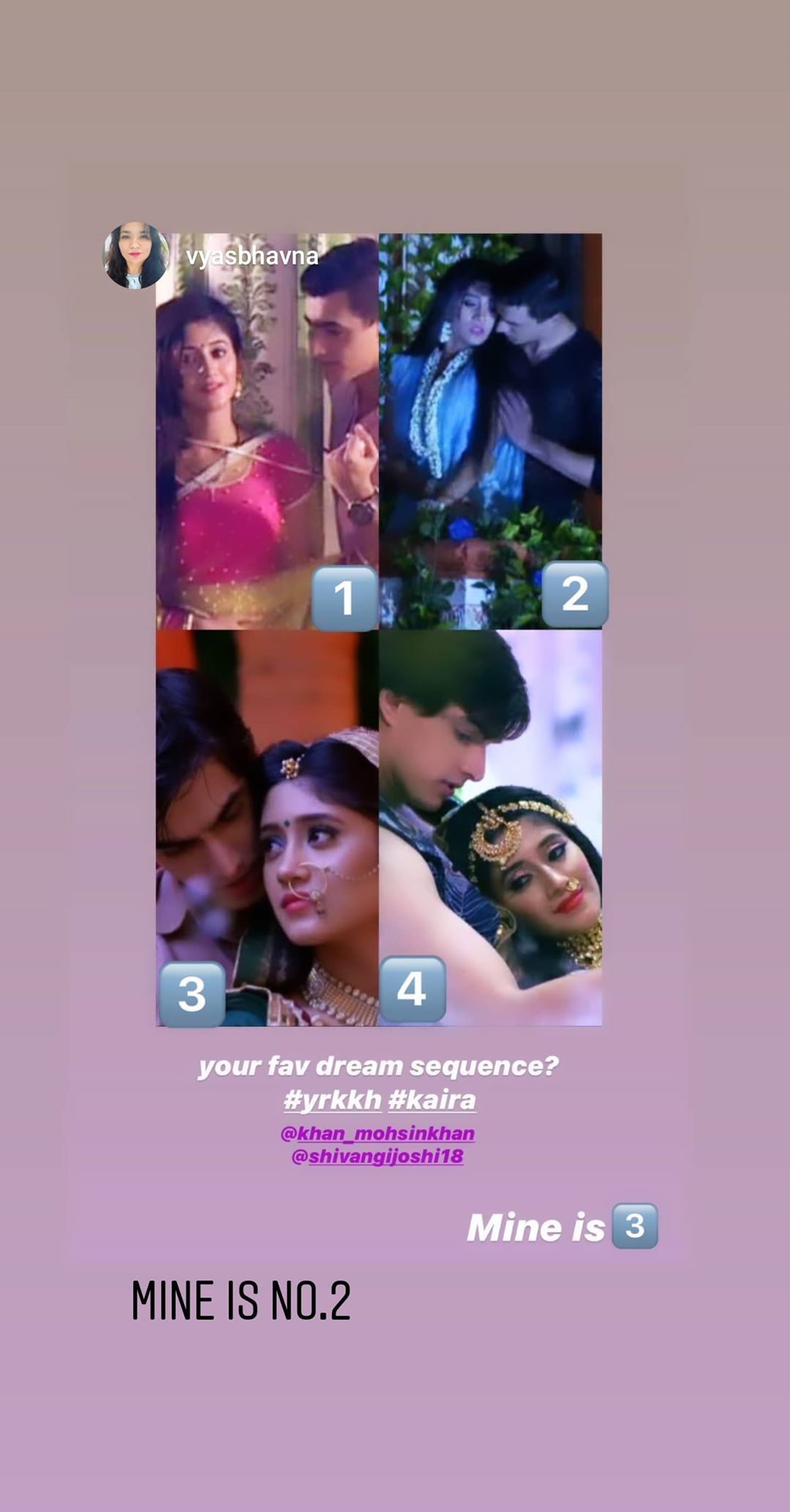 Yeh Rishta Kya Kehlata Hai actor Mohsin Khan and Shivangi Joshi reveal their favourite 'Kartik-Naira' dream sequence
