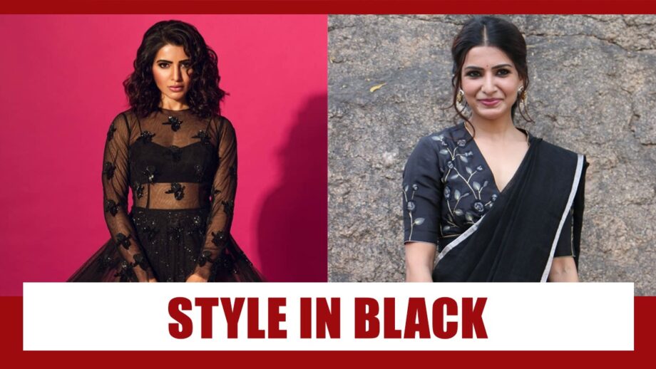 4 stylish ways to wear black like Samantha Akkineni 4