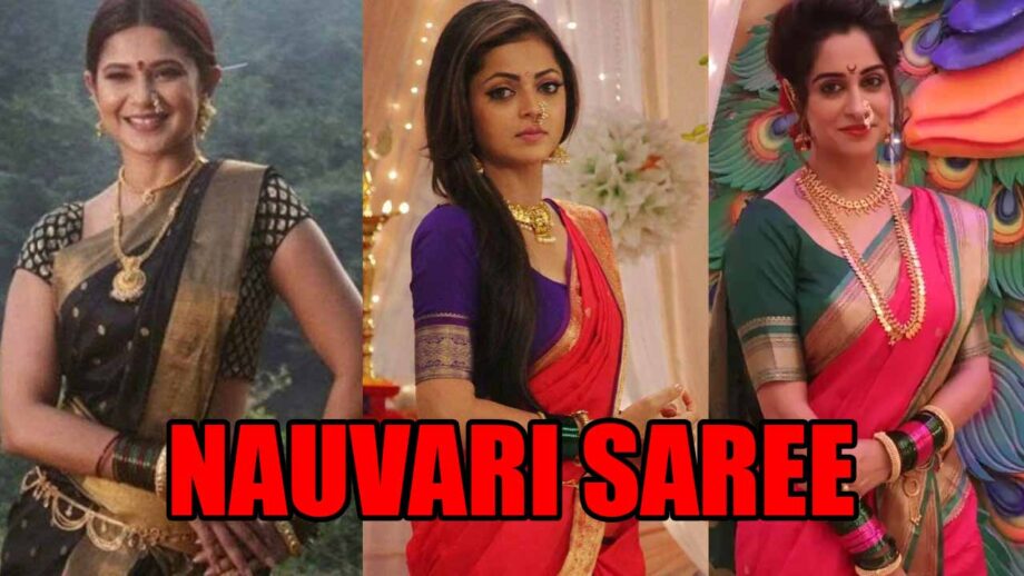 4 Ways To Rock Nauvari Saree At A Wedding Just Like Jennifer Winget, Drashti Dhami And Dipika Kakar