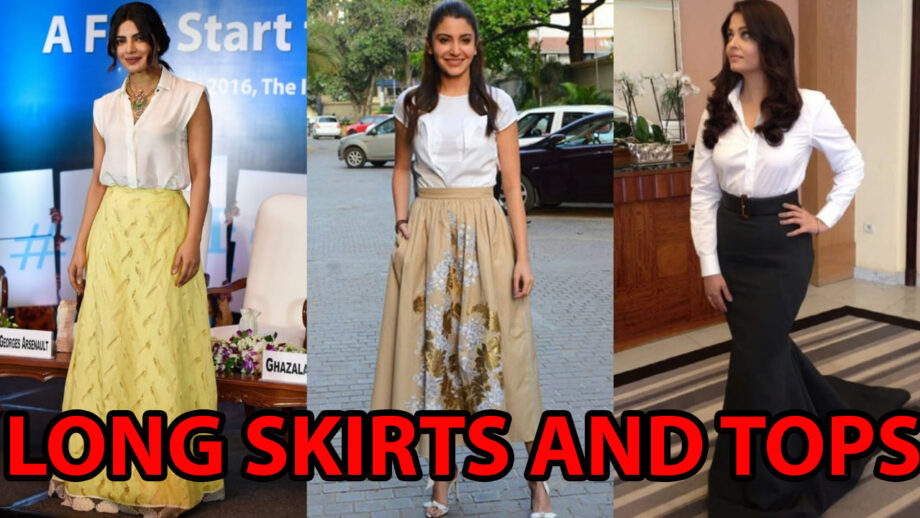 5 Irresistible Long Skirts And Tops Designs To Try This Festival
