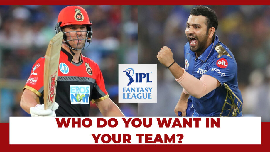 AB De Villiers VS Rohit Sharma: Who Do You Want In Your Fantasy IPLT20 Team?