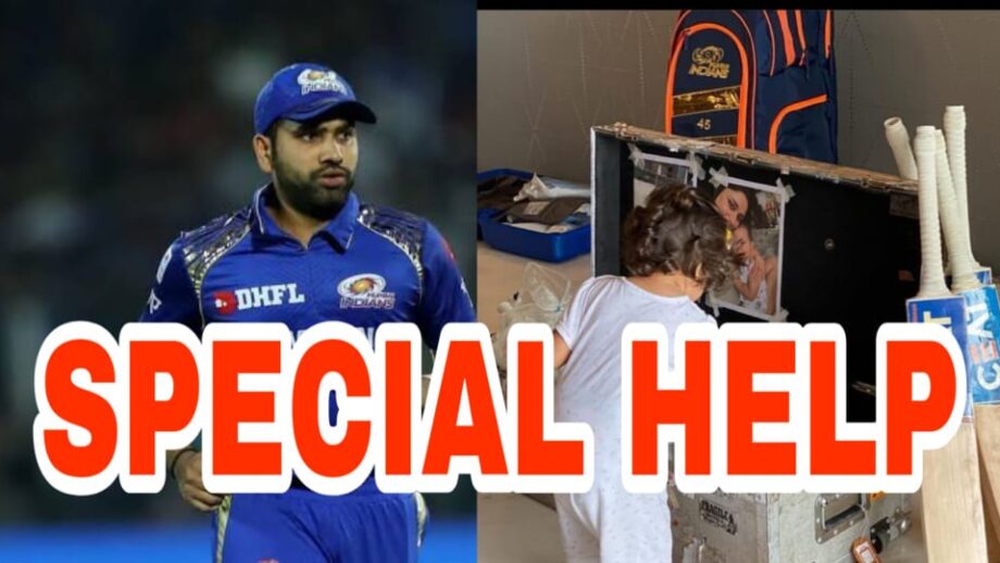 ADORABLE: Rohit Sharma gets help in packing from a special person ahead of IPL, find out who