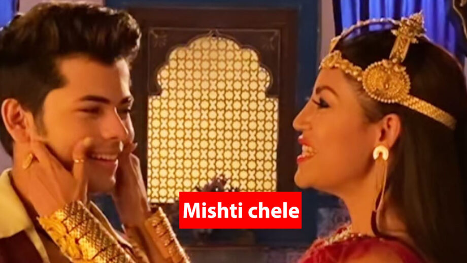 Aladdin fun: Debina Bonnerjee calls Siddharth Nigam 'Mishti chele', squeezes his cheeks
