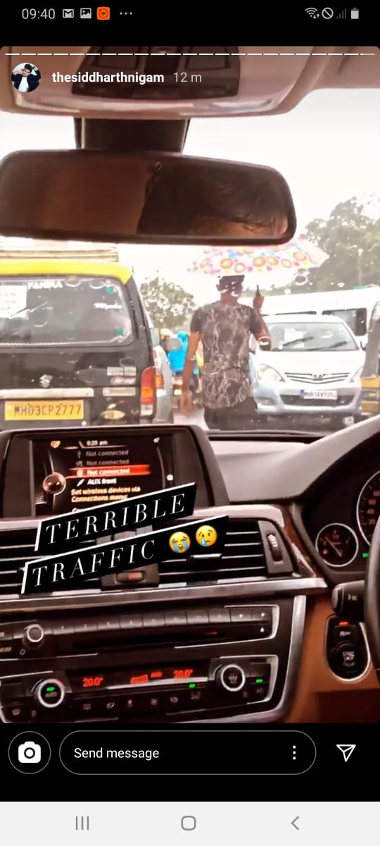 Aladdin's actors Siddharth Nigam and Ashi Singh get stuck in traffic 1