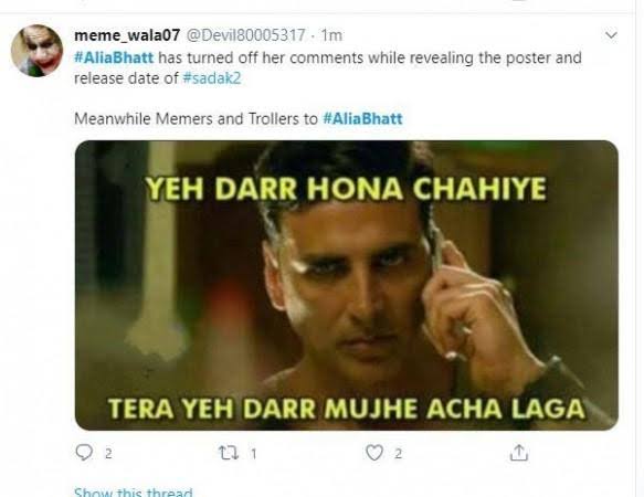 Alia Bhatt And Rhea Chakraborty's Top Funny Memes That Went Viral On Internet 2