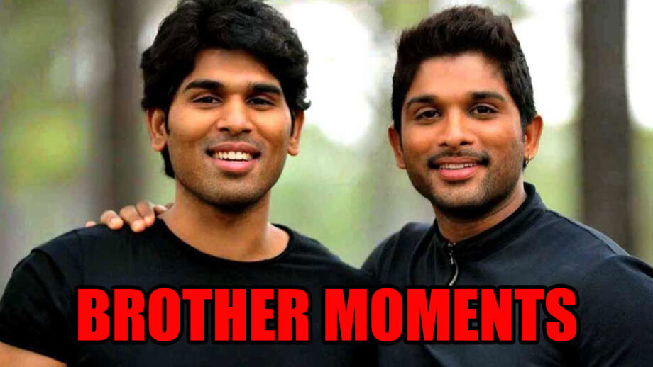Allu Sirish And Allu Arjun's Best Brother Moments That'll Make You Go Aww!