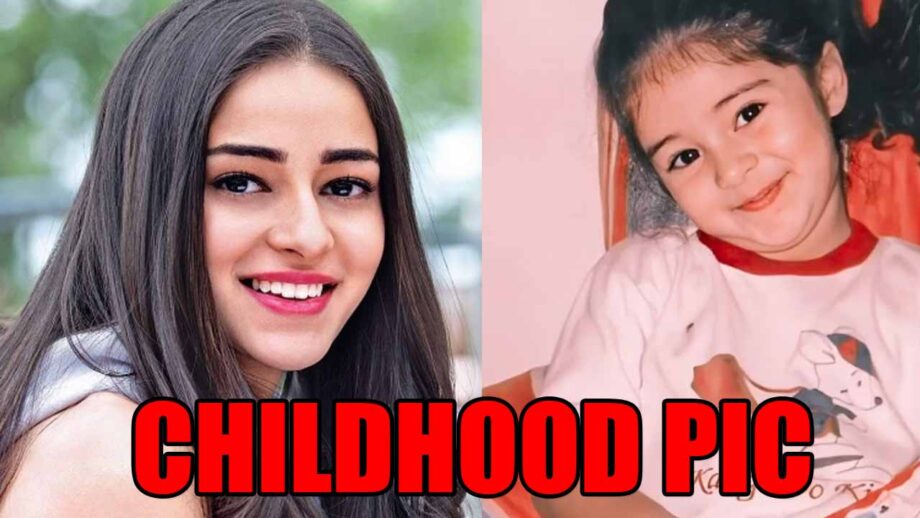Ananya Panday shares cute childhood pic, fans love it