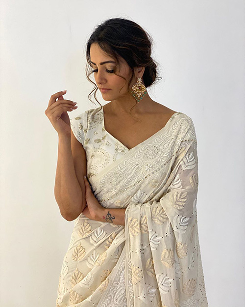 5 Sarees & Lehenga Looks Of Anita Hassanandani To Inspire Your Ethnic Wardrobe - 1
