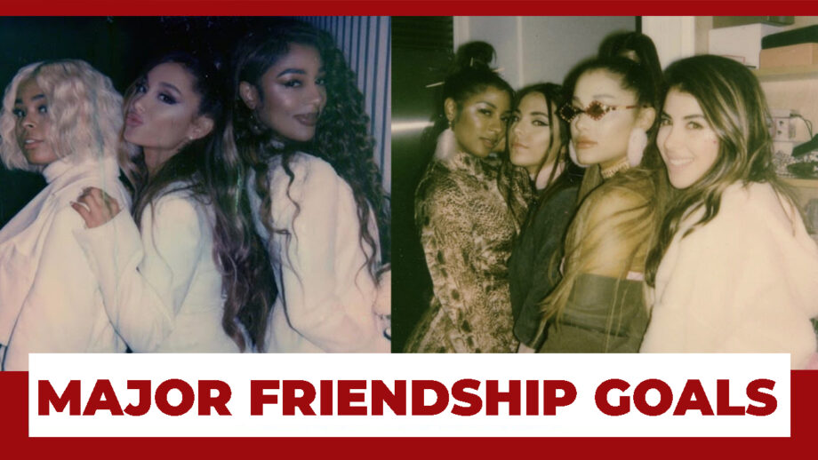 Ariana Grande And Group Giving Major Friendship Goals