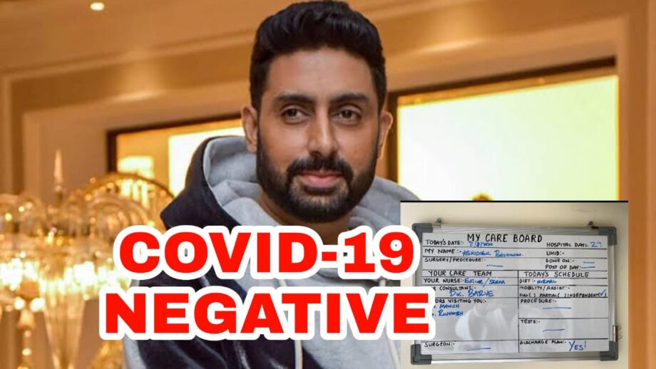 Bachchan Family Covid-19 Update: Abhishek Bachchan FINALLY tests negative for Covid-19