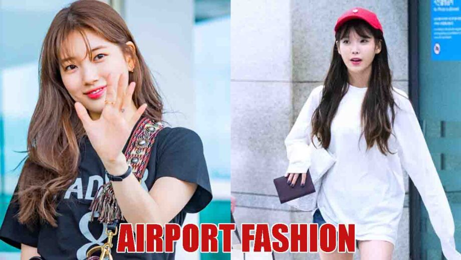 Bae Suzy, IU: Coolest Airport Looks for Girls! 6