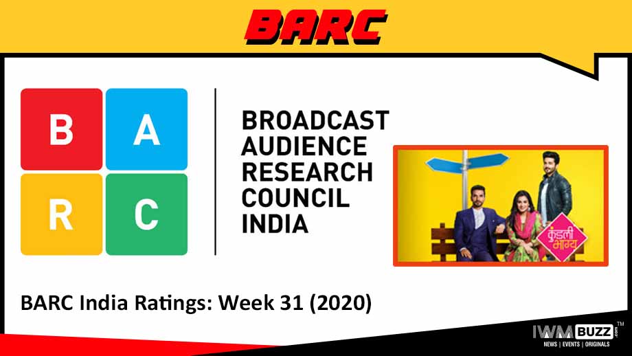 BARC India Ratings: Week 31 (2020); Kundali Bhagya becomes no.1