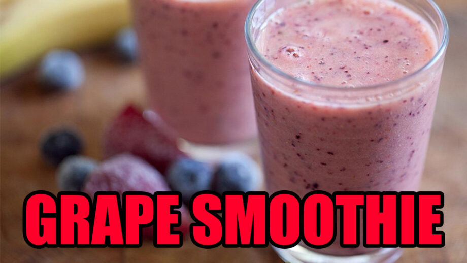 Best Refreshing And Delicious Grape Smoothie To Try