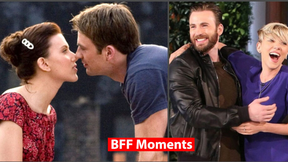 BFF Moments Of Chris Evans And Scarlett Johansson