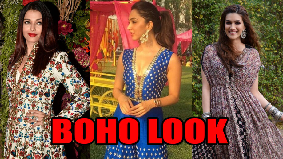 Bohemian Vibe: Take An Inspiration From Aishwarya Rai Bachchan, Kiara Advani, Kriti Sanon To Style In Boho Look 6