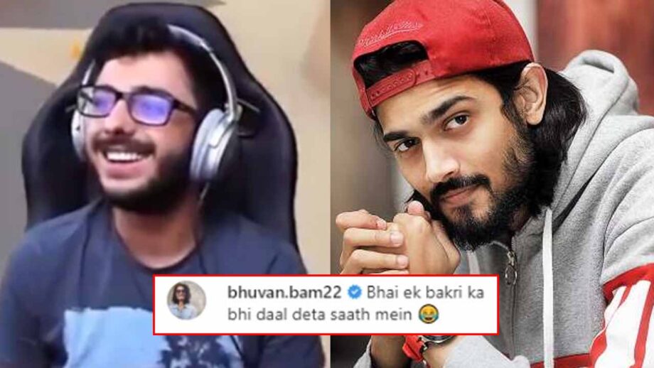 CarryMinati shares a funny video, Bhuvan Bam drops a hilarious comment 1