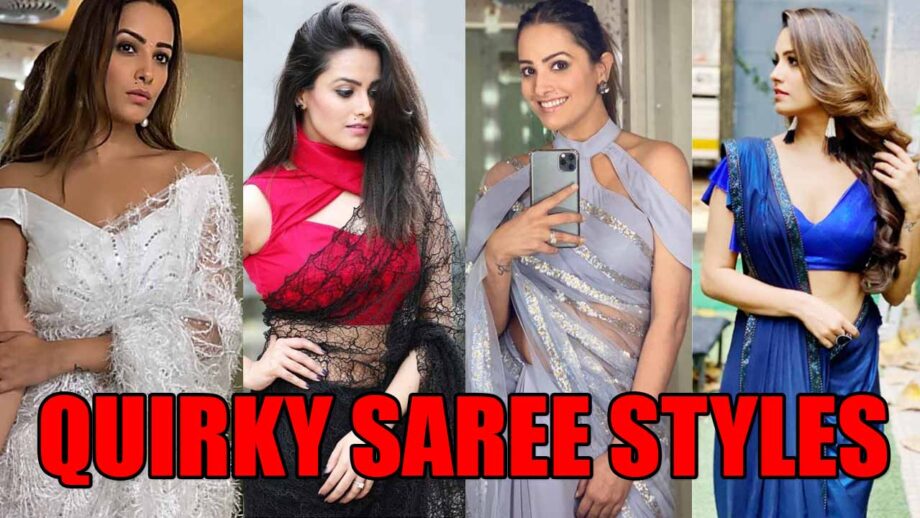 Check Out! Anita Hassanandani's Quirky Ideas Of Styling A Saree