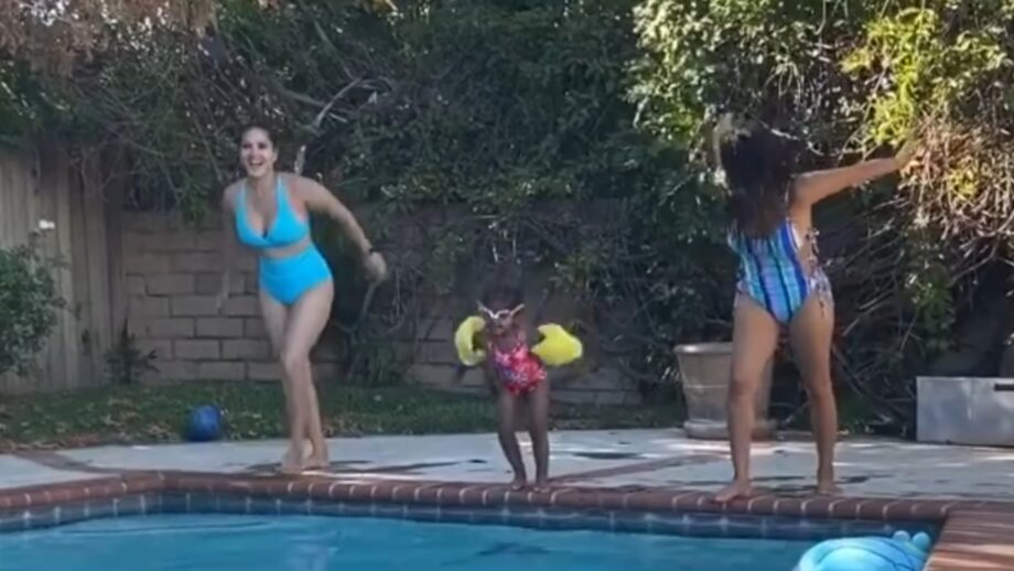 Check out: Sunny Leone takes a dip in the pool