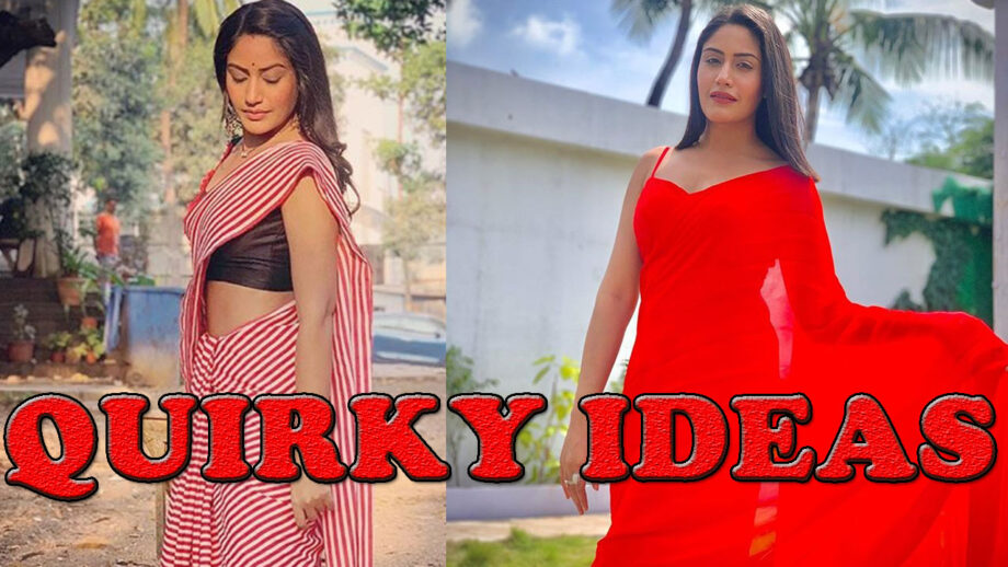 Check Out! Surbhi Chandna's Quirky Ideas Of Styling A Saree