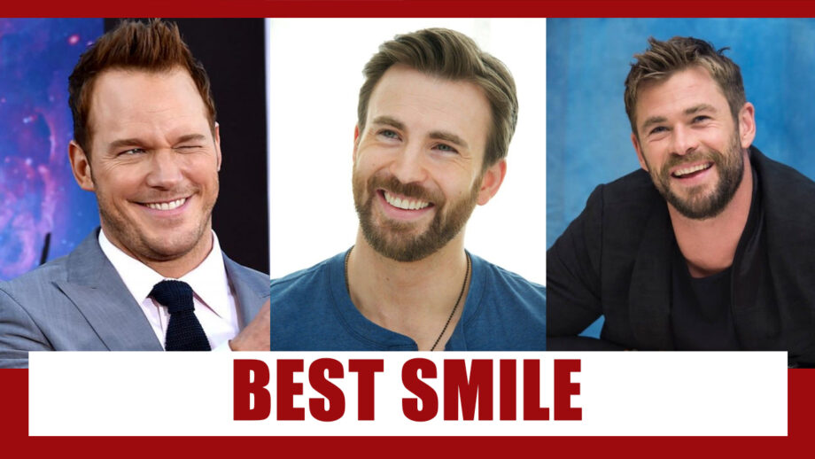 Chris Pratt Vs Chris Evans Vs Chris Hemsworth: The Best Smile Picture Ever