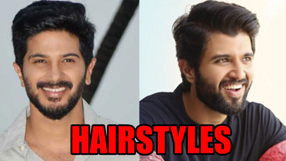 Dulquer Salmaan And Vijay Deverakonda's Hair Styling Secrets REVEALED |  IWMBuzz