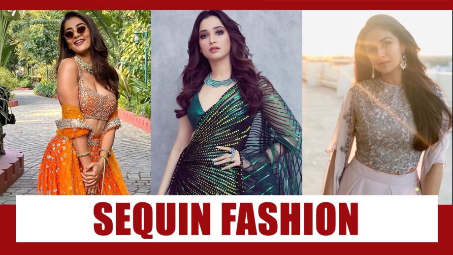 Floral To Sequins: Pooja Hegde, Tamannaah Bhatia And Keerthy Suresh Will Give You Ideas For Your Ethnic Wardrobe 3