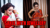 How To Make The Perfect Combination Of Jewellery With Saree? Take Tips From Yeh Rishta Kya Kehlata Hai Fame Parul Chauhan 1