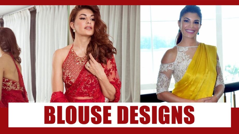 Jacqueline Fernandez and her Stylish Blouse Designs Ideas For Brides To Be