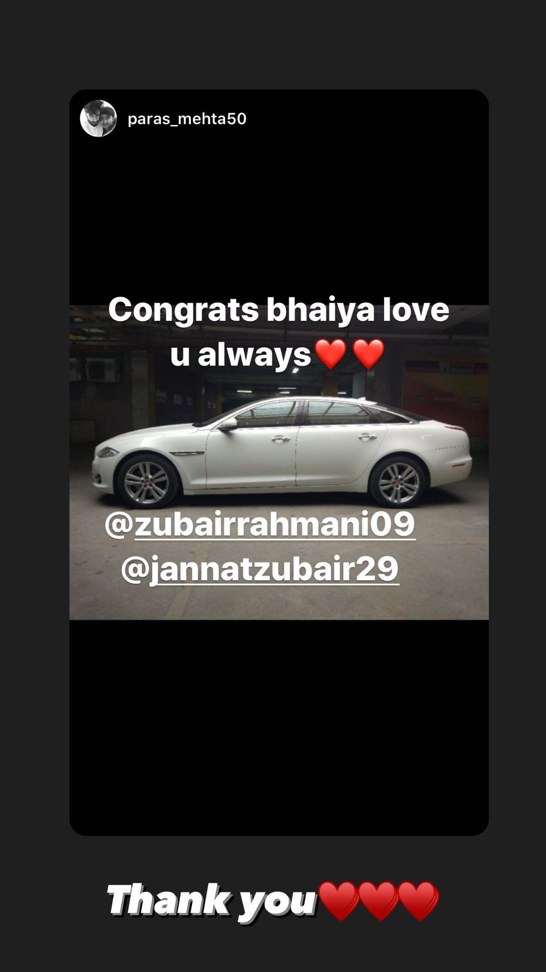 Jannat Zubair is proud owner of a swanky Jaguar