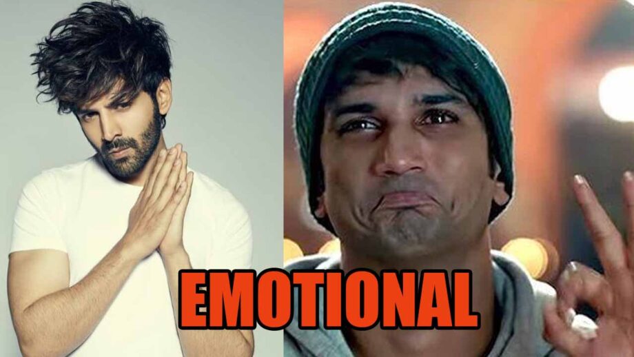 Kartik Aaryan gets emotional while watching Sushant Singh Rajput starrer Dil Bechara