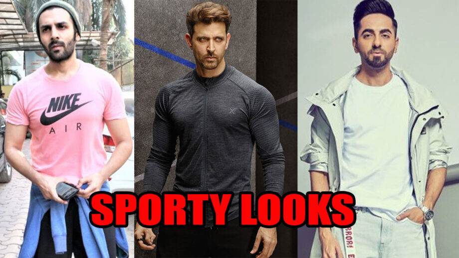 Kartik Aaryan, Hrithik Roshan And Ayushmann Khurrana: Sporty Fashion Looks Are Too Hot To Handle 6