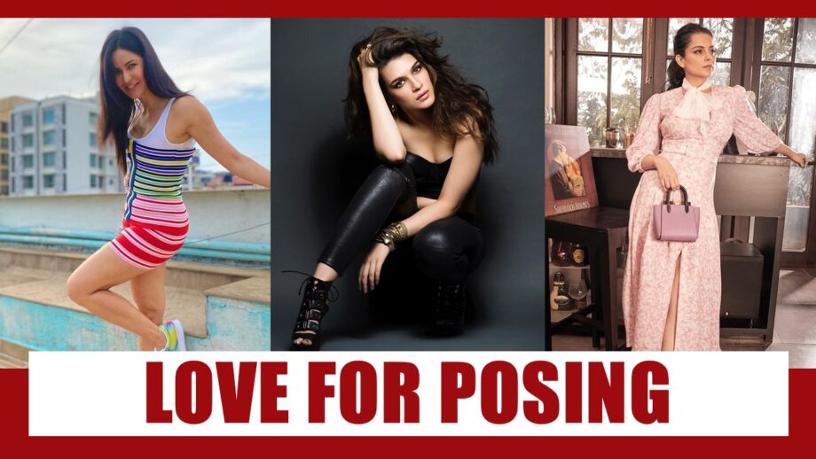 Katrina Kaif, Kriti Sanon And Kangana Ranaut Love Posing And These Pics Are Proof! 1