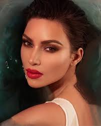 Kim Kardashian's Hottest RED Lipstick Avatars 2