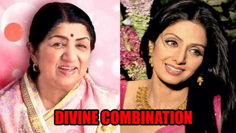 Lata Mangeshkar -Sridevi: A Divine Combination